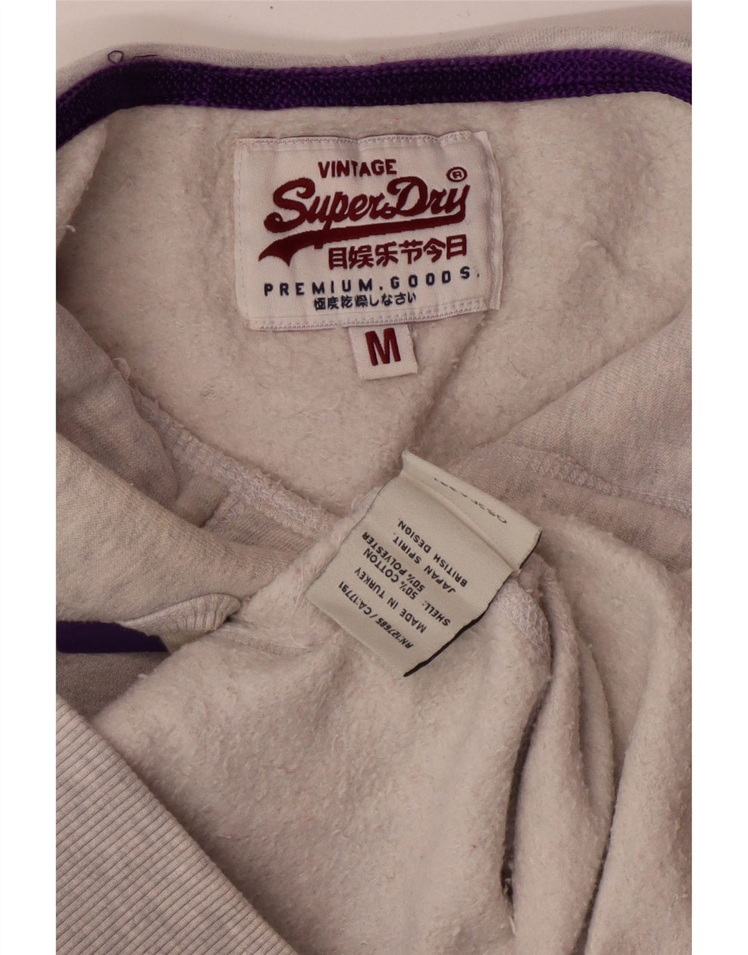 Superdry ženska majica s kapuljačom s grafičkim motivima UK 12 srednje sivi pamuk