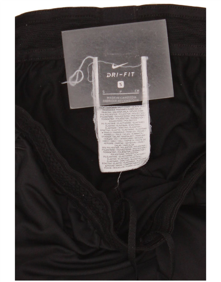 Nike muške Dri Fit hlače za trenirku male crne poliesterske