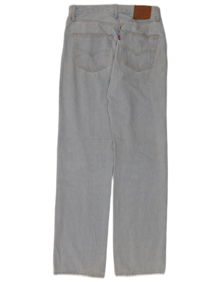 LEVI'S ženske 501 ravne traperice W26 L32 plavi pamuk