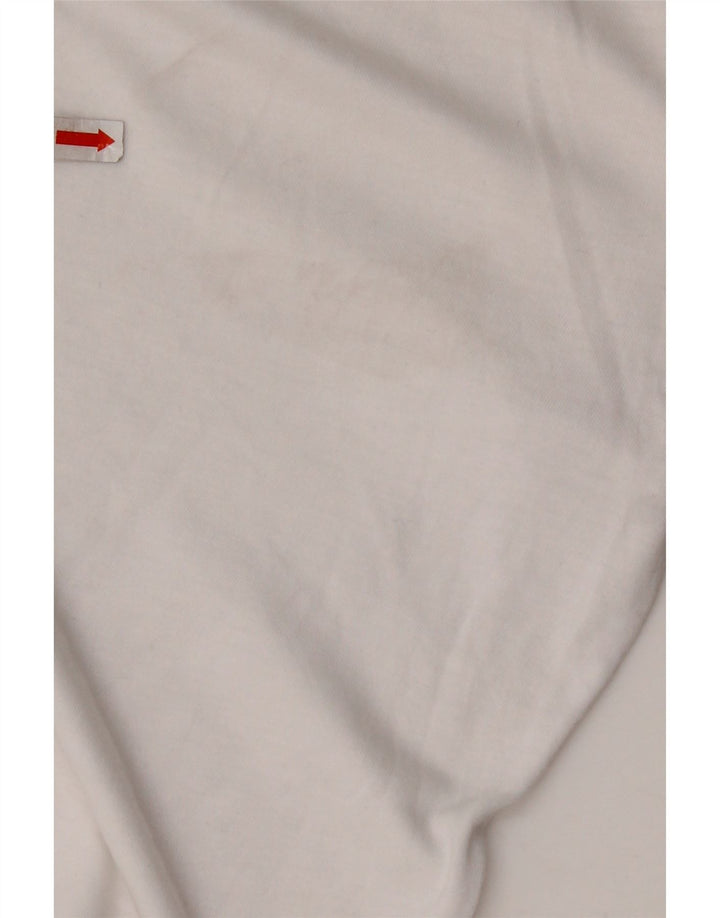 NEW BALANCE Ženska skraćena majica s kratkim rukavima UK 10, mali bijeli pamuk