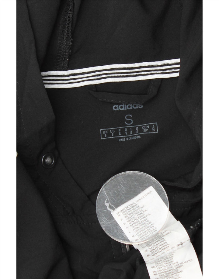 ADIDAS muška trenirka s kapuljačom, mala crna poliesterska jakna