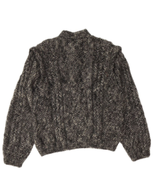 VINTAGE ženski kardigan pulover UK 16 Large Grey