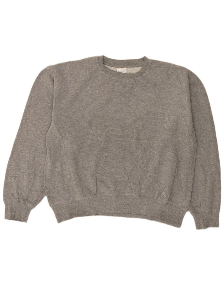 RUSSELL ATHLETIC Ženska majica s kratkim rukavima UK 16 Large Grey Flected