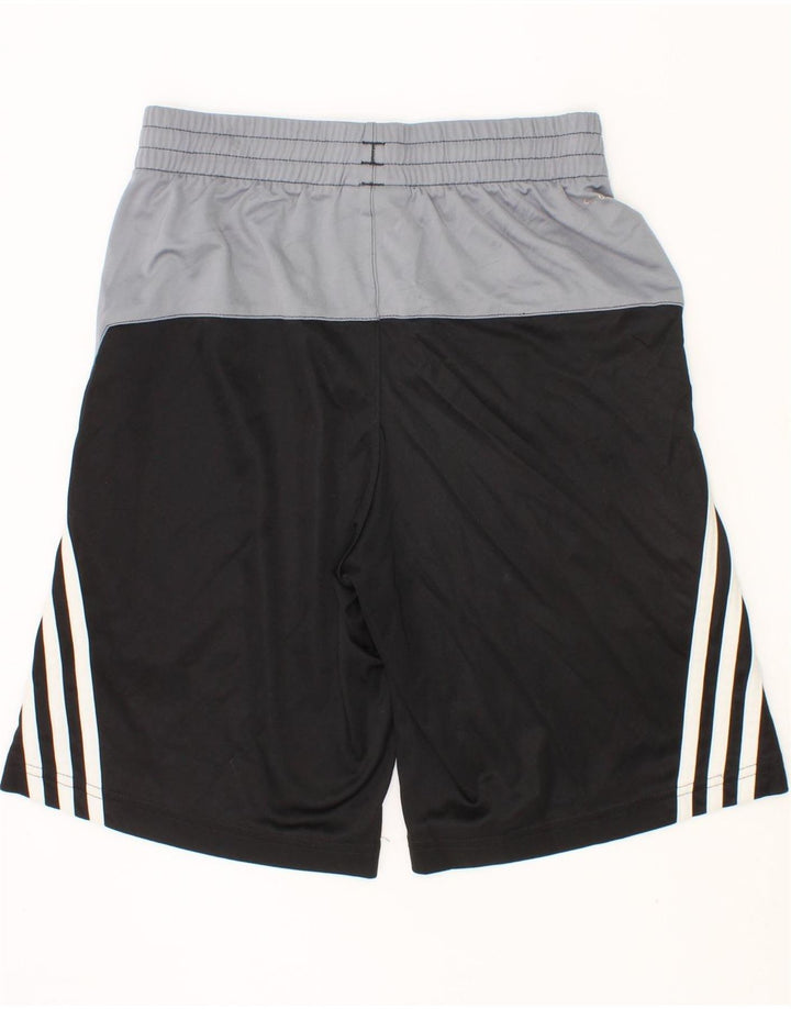 ADIDAS Sportske kratke hlače za dječake 7-8 godina male crne poliesterske boje