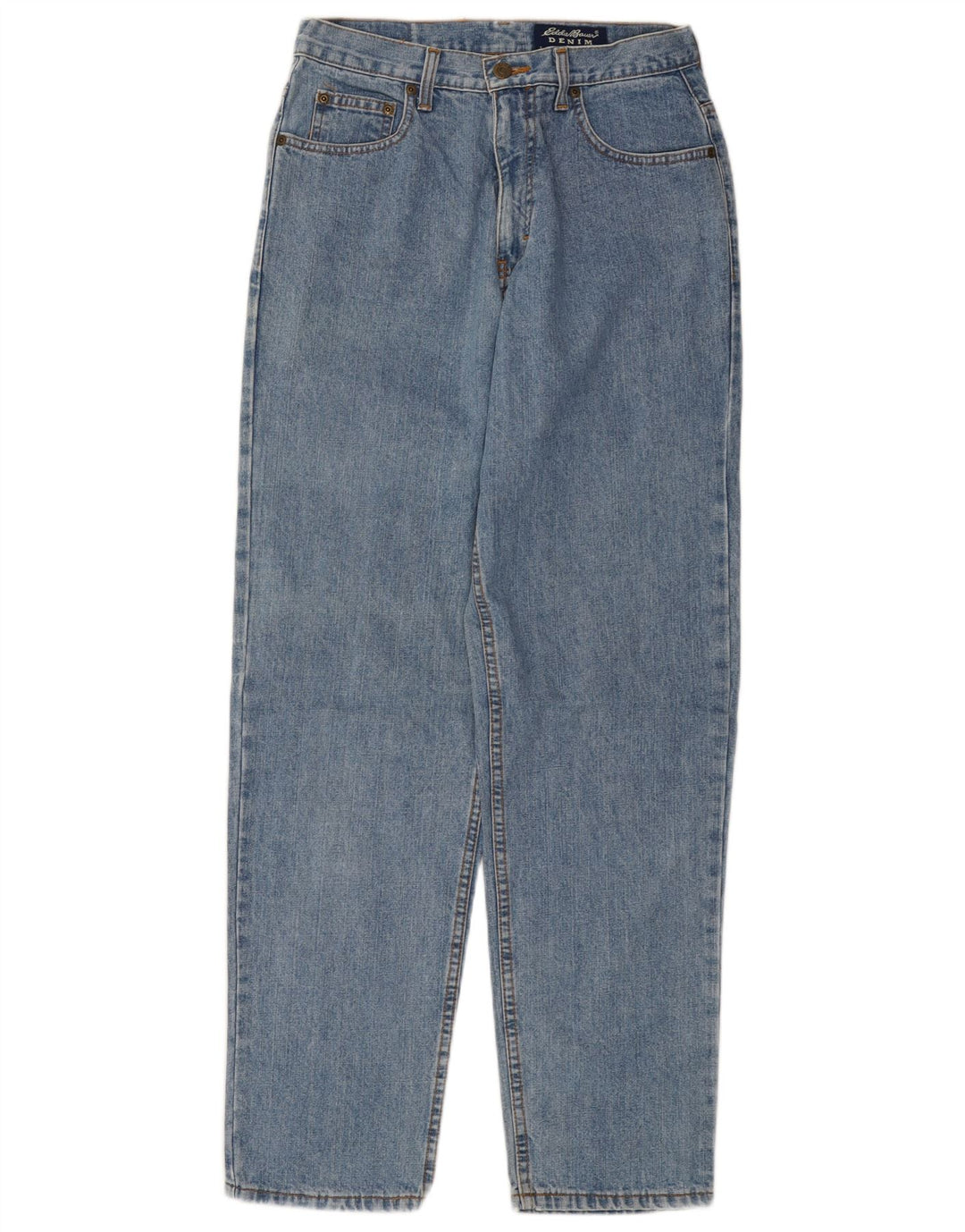 EDDIE BAUER Ženske sužene traperice US 8 srednje W28 L31 plavi pamuk