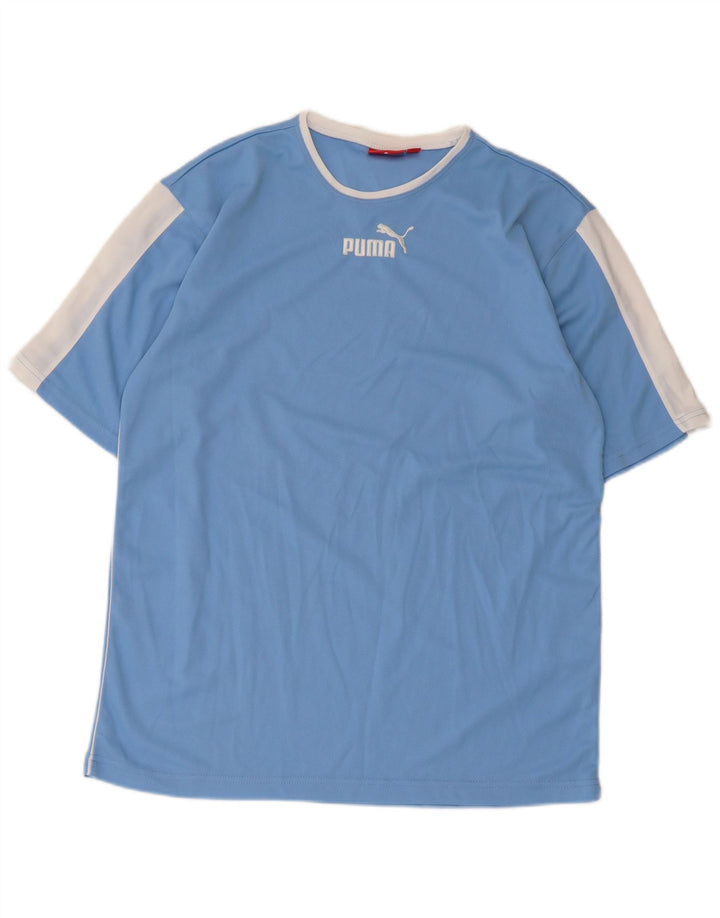 Puma muška majica kratkih rukava Medium Blue Colourblock Poliester