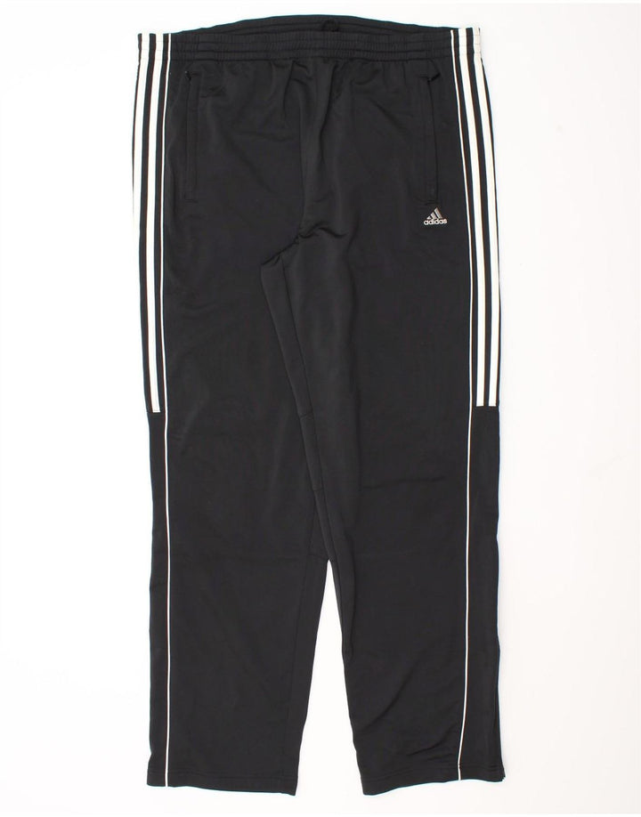 Adidas muške trenirke XL crne poliesterske hlače