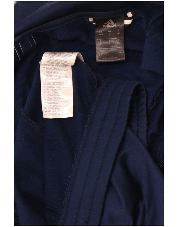 ADIDAS muška trenirka gornja jakna UK 44/46 velika tamnoplava poliester