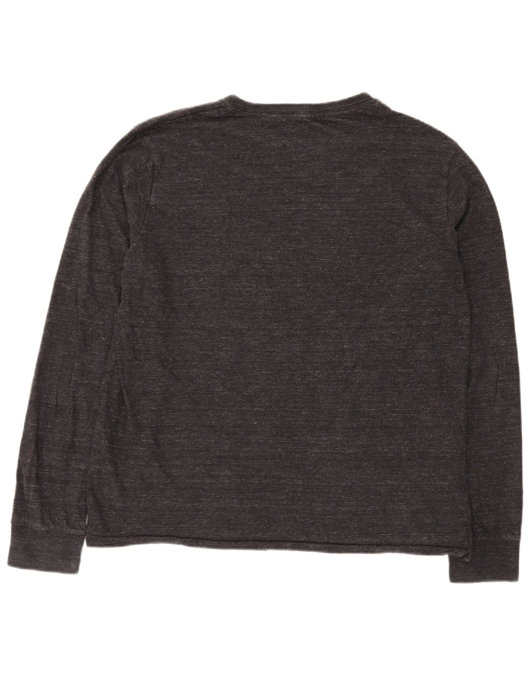 SUPERDRY muška majica dugih rukava 2XL sivi flekasti pamuk