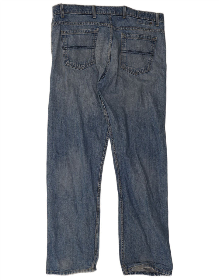 Marks & Spencer muške ravne traperice Blue Harbor W38 L33 plavi pamuk