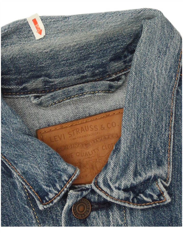 Levi's muška traper jakna UK 38 srednje plavi pamuk