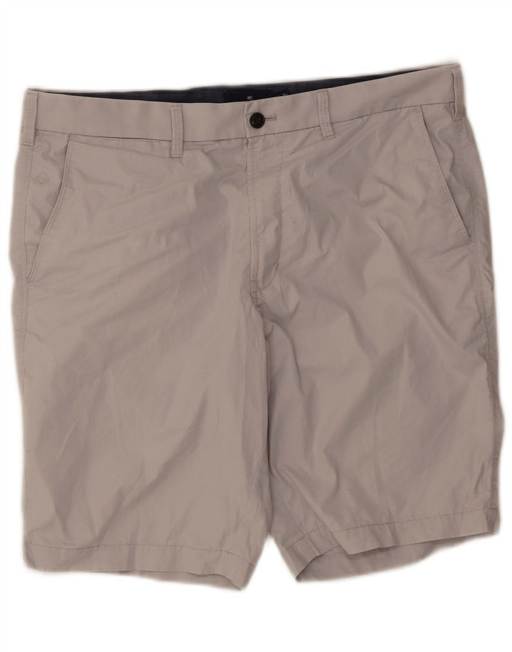 Marks & Spencer Mens Blue Harbor Chino kratke hlače W36 Veliki sivi pamuk