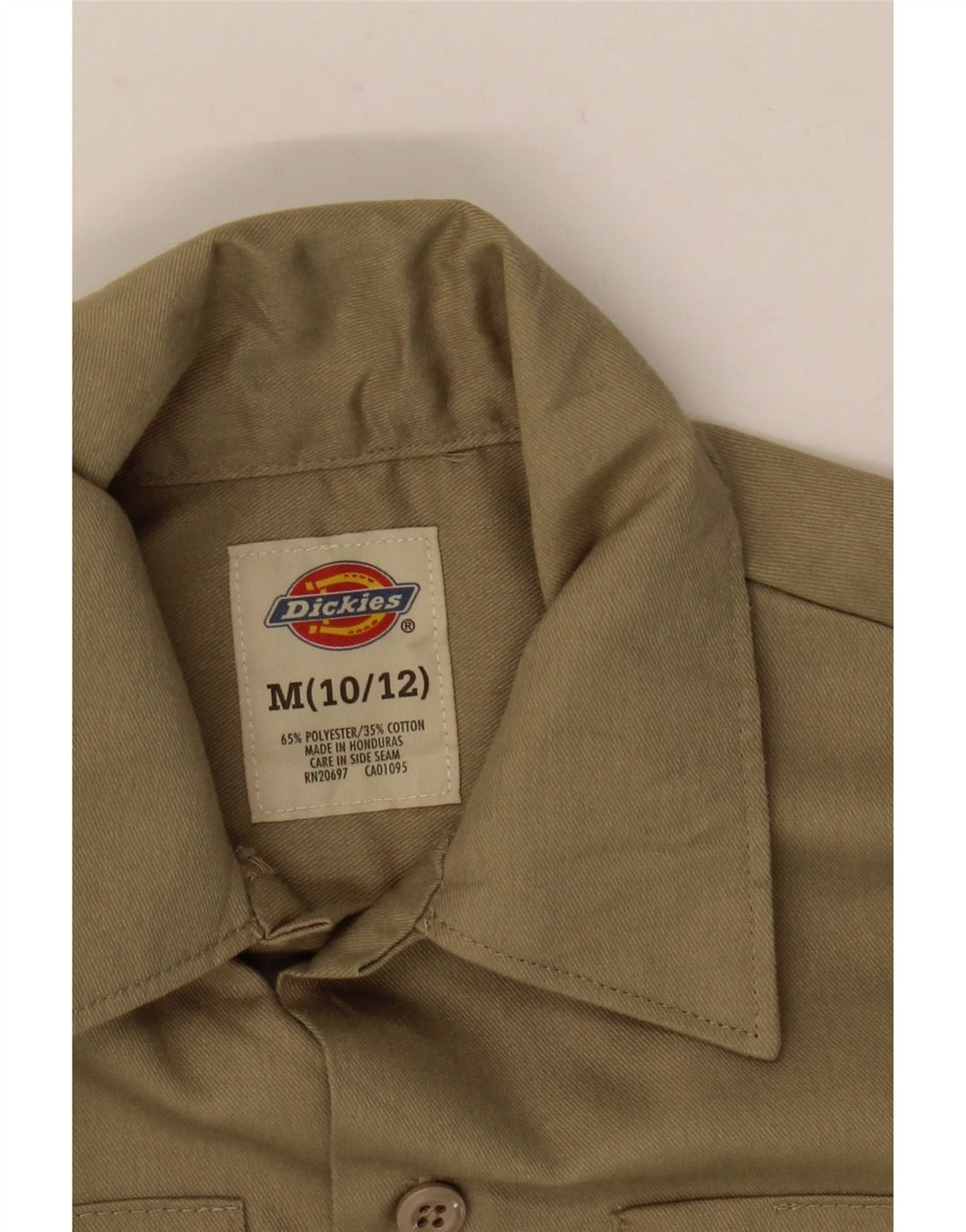 DICKIES košulja za dječake 10-11 godina, srednji kaki poliester