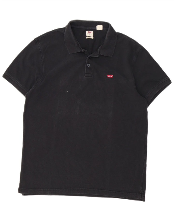 Levi's standardna muška polo majica velika crna pamučna majica