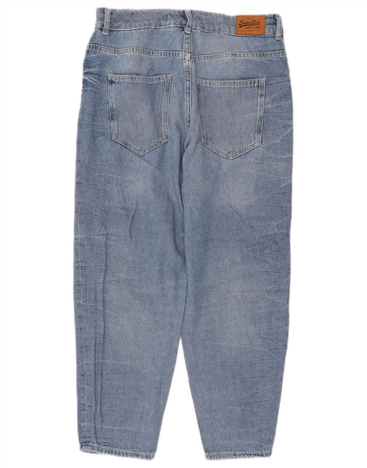 Superdry ženske Ruby kratke uske traperice visokog struka W30 L24 plavi pamuk