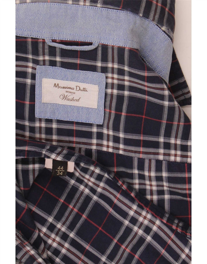 Ženska košulja Massimo Dutti EU 34 XS tamnoplava karirana