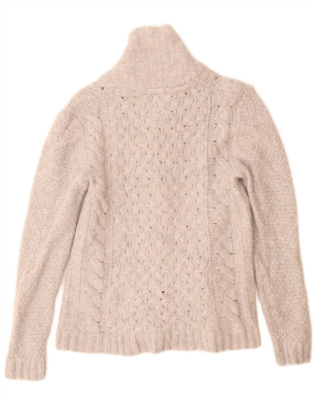 Woolrich muški kardigan džemper srednje sive boje od vune