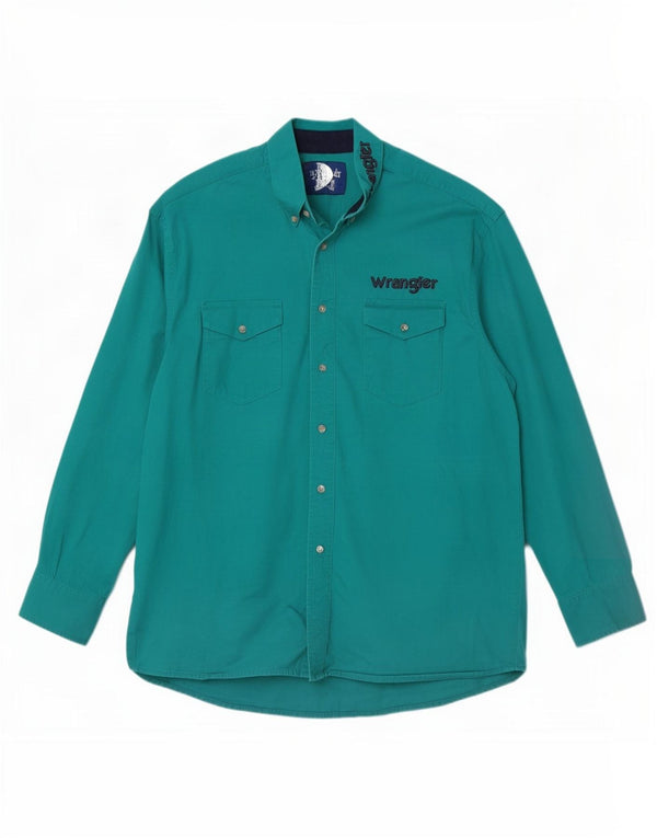 Wrangler muška majica Western Graphic Large Green Pamuk