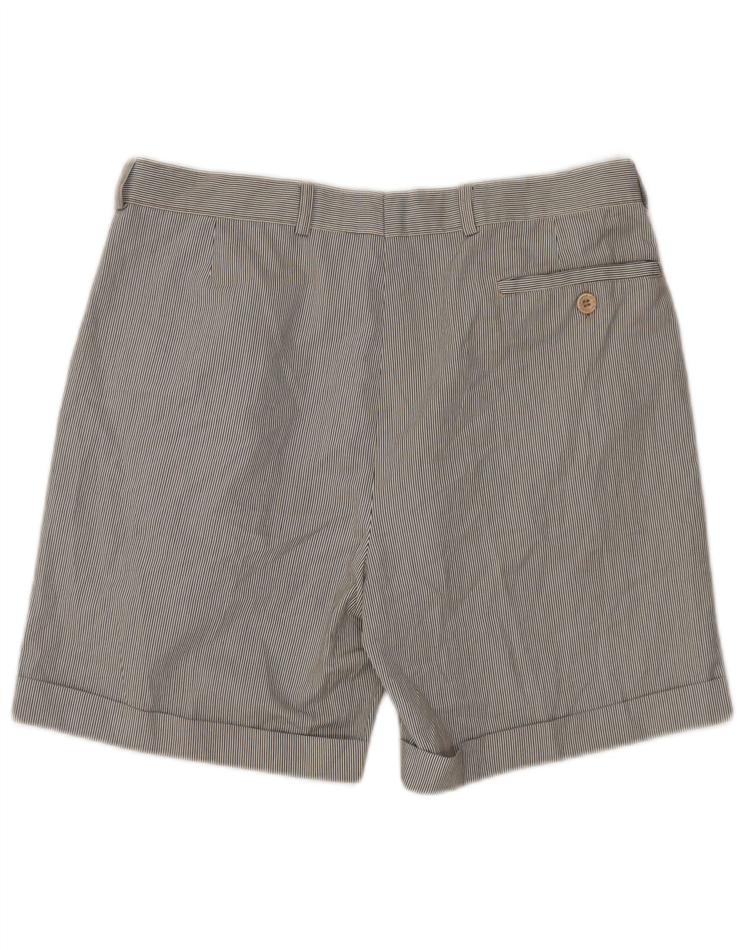 VINTAGE muške chino kratke hlače s štipaljkama IT 52 XL W34 Raznobojne pruge