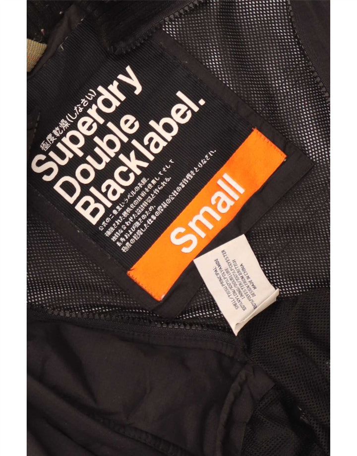 Superdry Muška kišna jakna UK 36 Mala crna najlonska