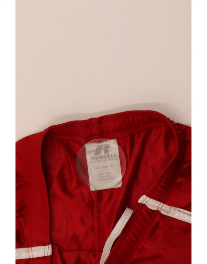 Russell atletske ženske sportske kratke hlače UK 10 mali crveni poliester