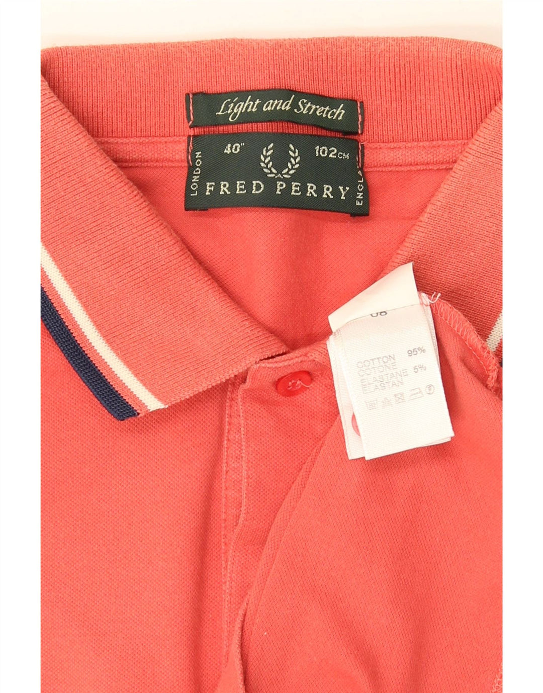 Fred Perry muška polo majica Srednje ružičasti pamuk