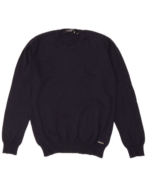 Guess By Marciano Ženski džemper s okruglim izrezom UK 14 srednje tamnoplava