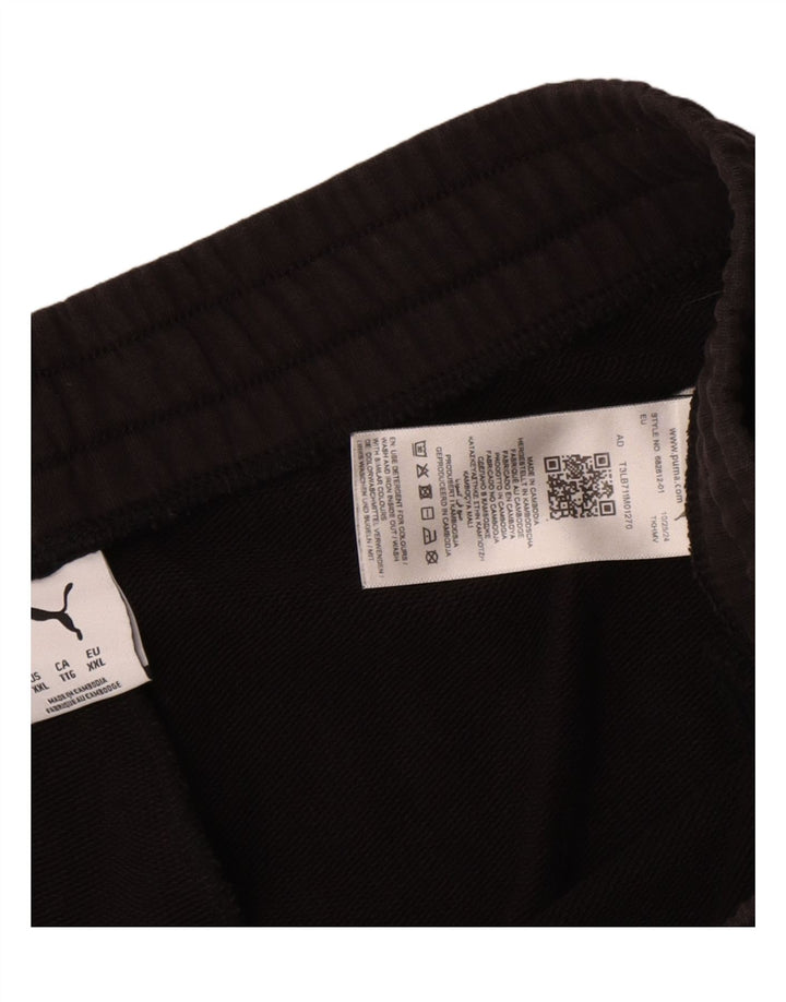 Puma muške hlače za trenirku 2XL, crni pamuk