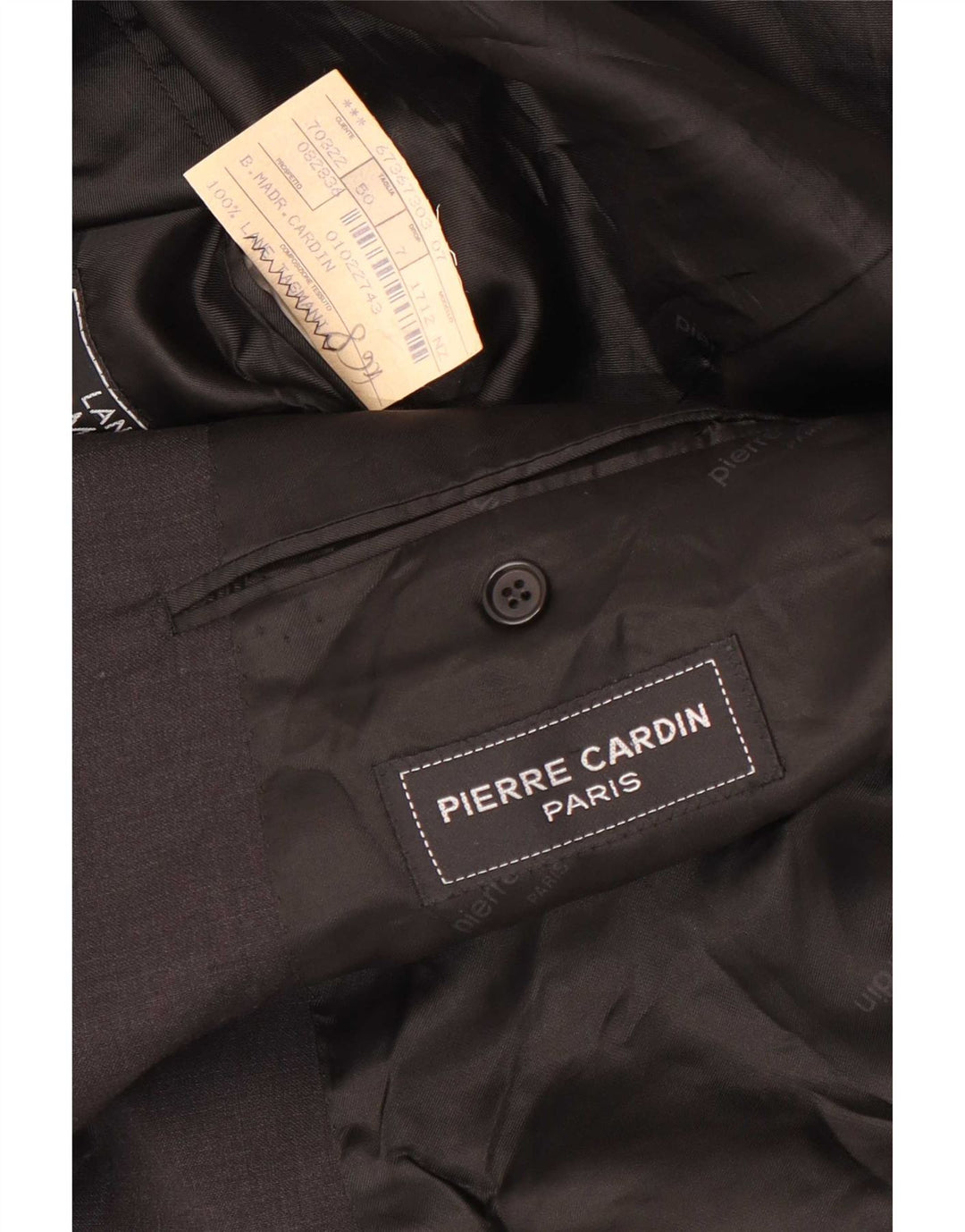 Pierre Cardin muška jakna sa 2 gumba IT 50 velika siva vuna