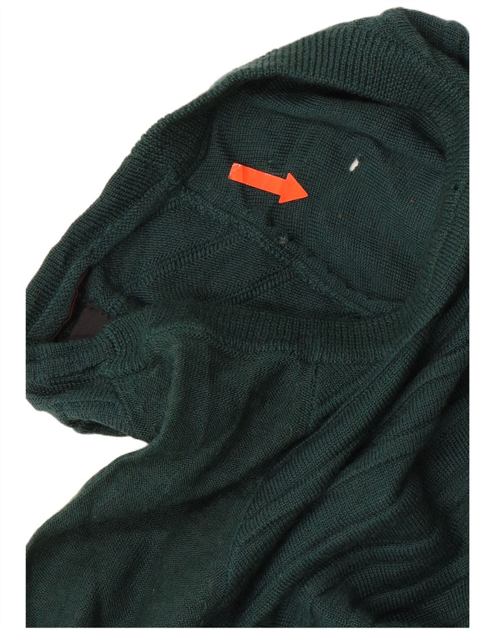 CARRERA ženski džemper s morskim izrezom UK 14 srednje zelene pruge