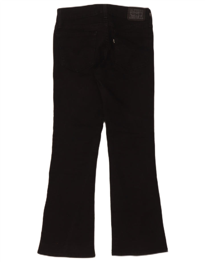 Levi's ženske 715 Bootcut traperice W25 L27 crni pamuk