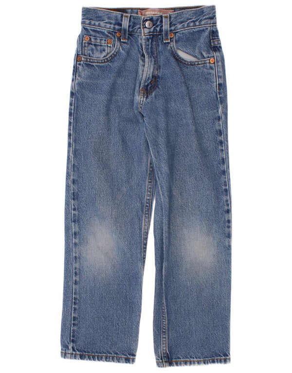 Levi's Boys 550 ravne traperice opuštenog kroja 6-7 godina W22 L21 plavi pamuk