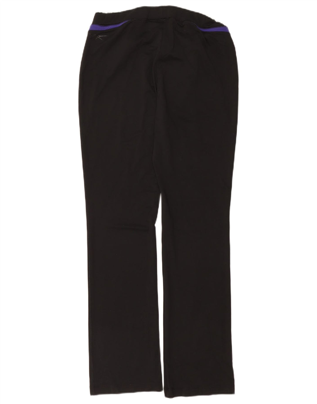 REEBOK Ženske trenirke Hlače UK 14 Veliki crni poliester