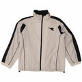 DIADORA Womens Tracksuit Top Jacket UK 16 Large White Colourblock