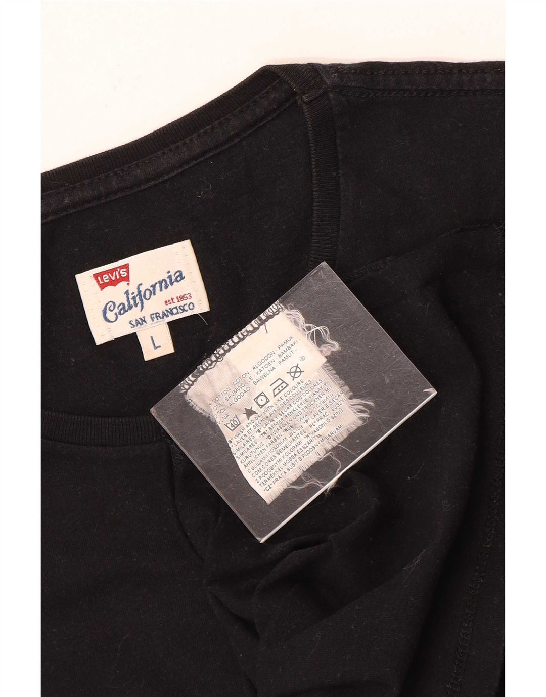 Levi's muška majica kratkih rukava, veliki crni pamuk