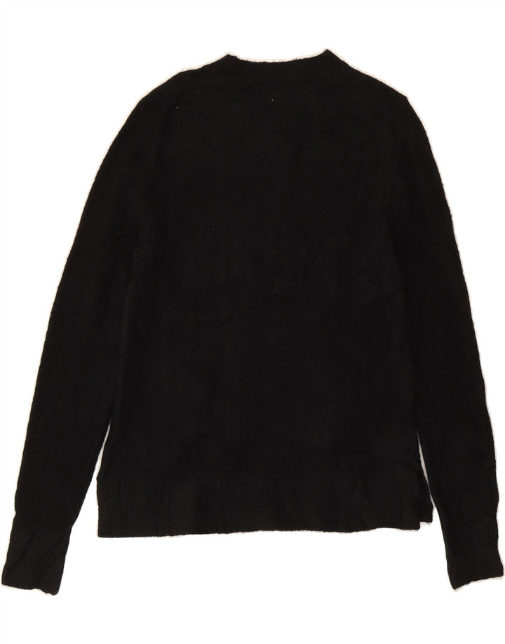 J. CREW Womens Crew Neck Jumper Sweater UK 10 Small Black Polyacrylic Vintage J. Crew and Second-Hand J. Crew from Messina Hembry 