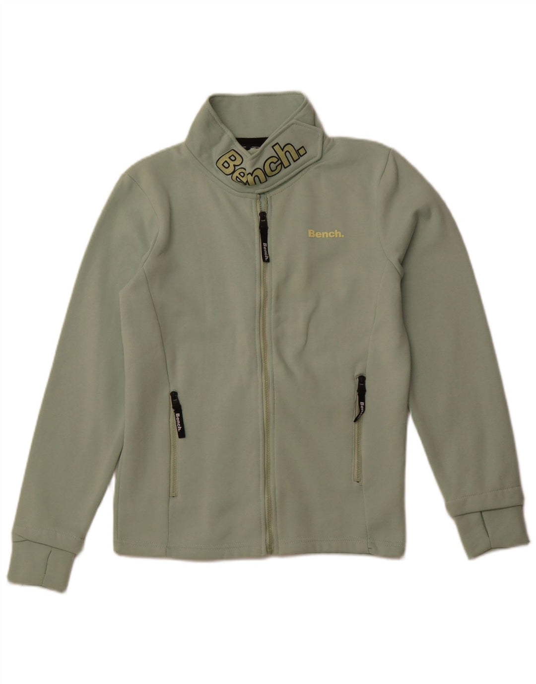 BENCH Ženska gornja jakna trenirke UK 12 Srednje zeleni pamuk