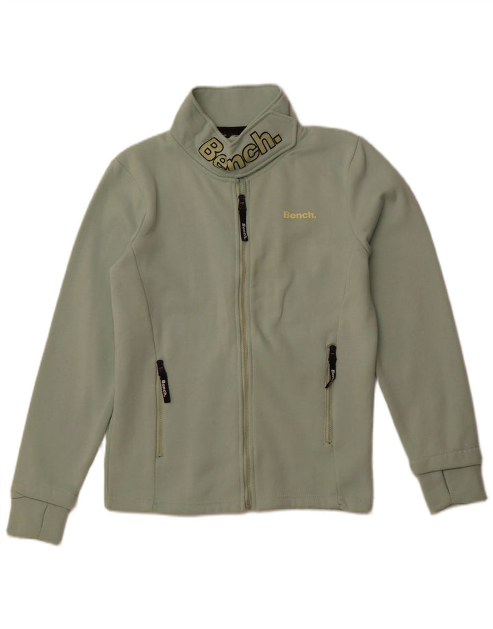 BENCH Ženska gornja jakna trenirke UK 12 Srednje zeleni pamuk