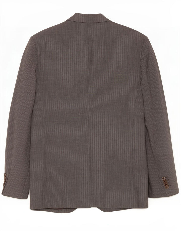Massimo Dutti muška jakna sa 2 gumba EU 58 2XL siva vunena prugasta jakna