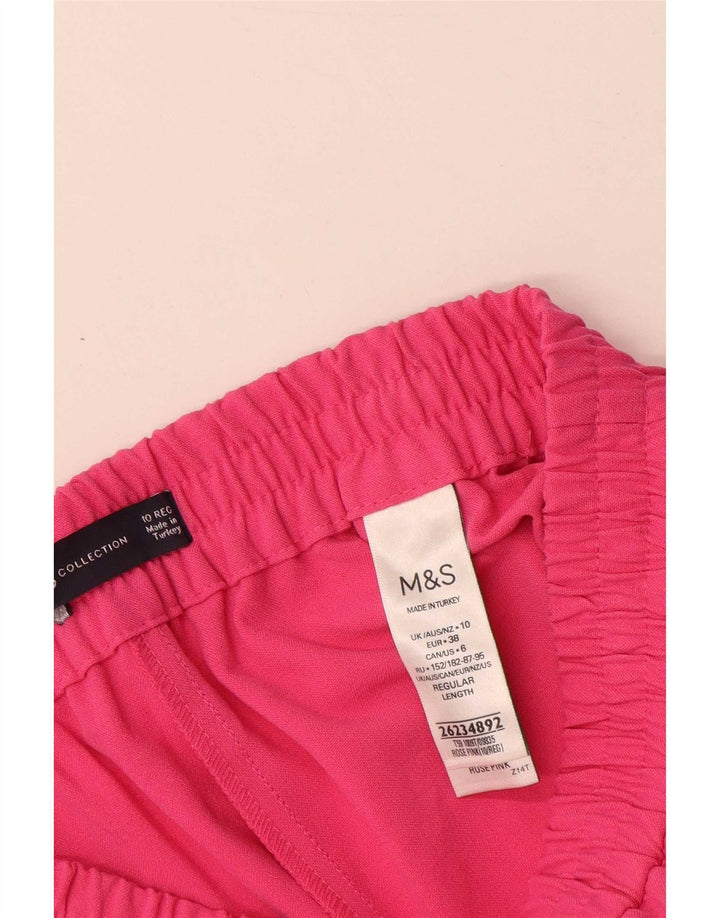 Marks & Spencer ženske hlače za trenirku UK 10 male ružičaste poliesterske hlače