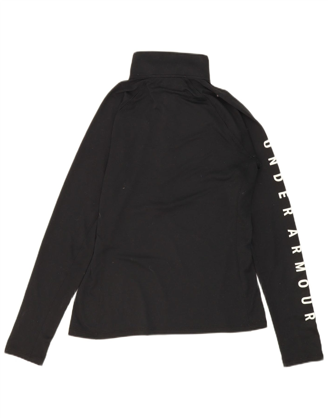 UNDER ARMOUR Mens Heat Gear Graphic Pullover Tracksuit Top Medium Black
