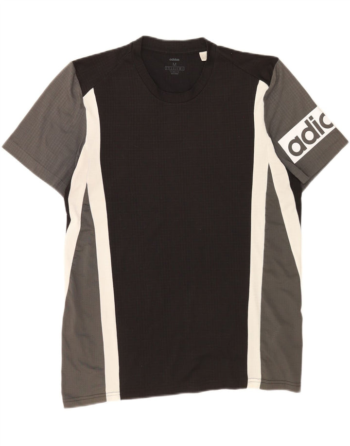 Adidas muška majica Climalite Graphic T-Shirt srednje boje u blokovima boja