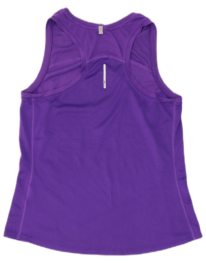 NIKE Ženska Dri Fit Vest Top UK 12 srednje ljubičasta