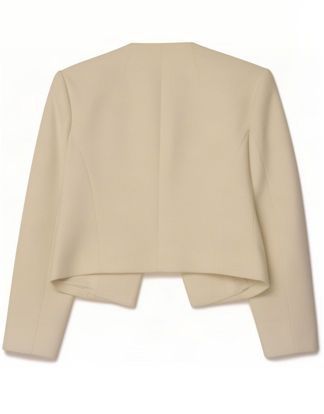 Hobbs ženska jakna s otvorenim bolero 3/4 rukava UK 8 Mali bijeli poliester