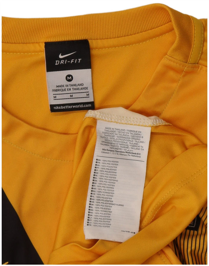 Nike Dri Fit Graphic T-Shirt majica srednje žute boje, poliester