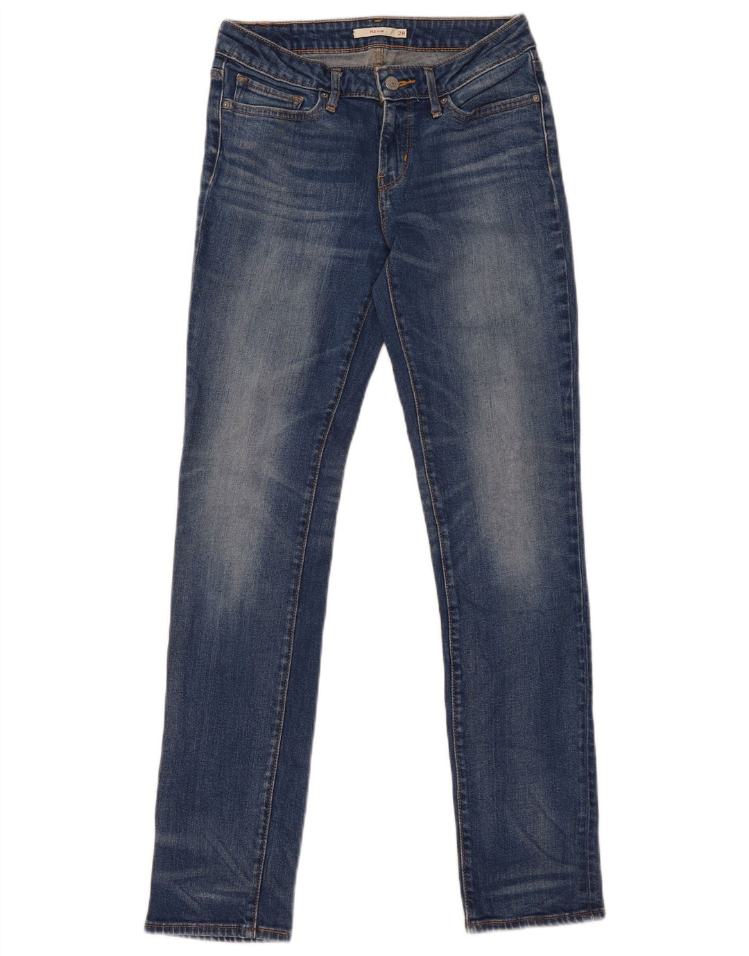 Levi's ženske 712 uske traperice W28 L31 plave