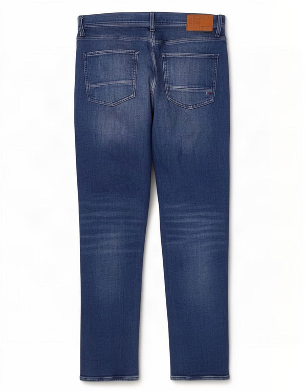 Tommy Hilfiger Mens Denton Straight Jeans W34 L32 Blue Cotton