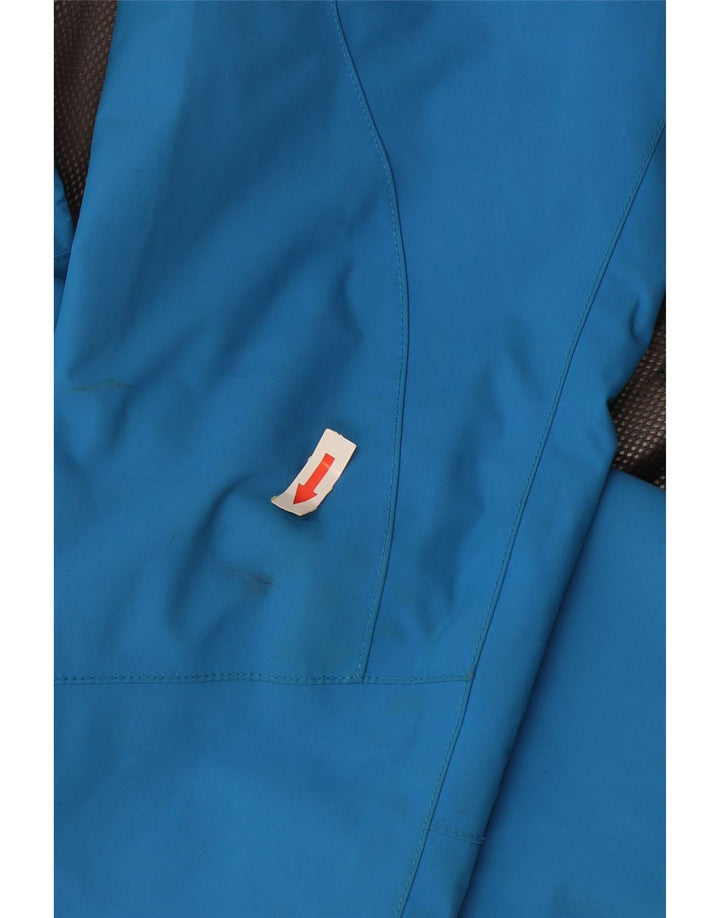 Jack Wolfskin ženska kišna jakna s kapuljačom UK 10 Mala plava poliamidna