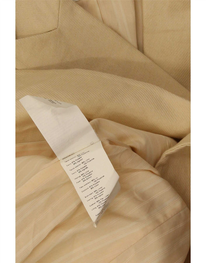 Massimo Dutti ženski sako sa 1 gumbom EU 44 XL bež lan