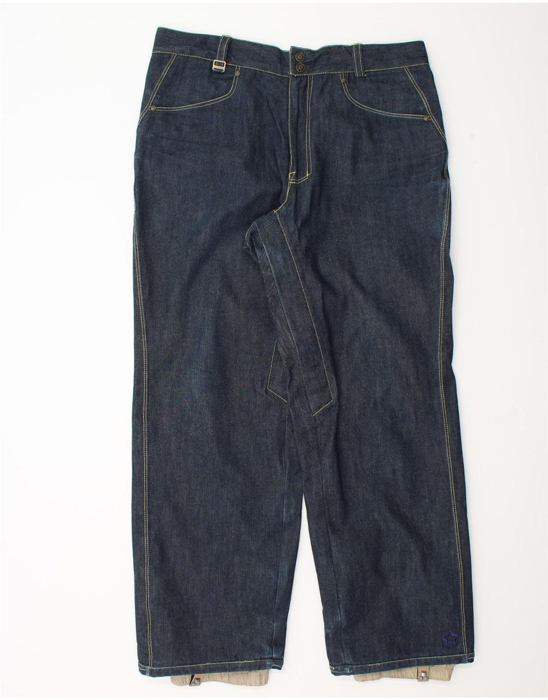 Sessions Limited Edition muške ravne traperice Large W38 L33 tamnoplave